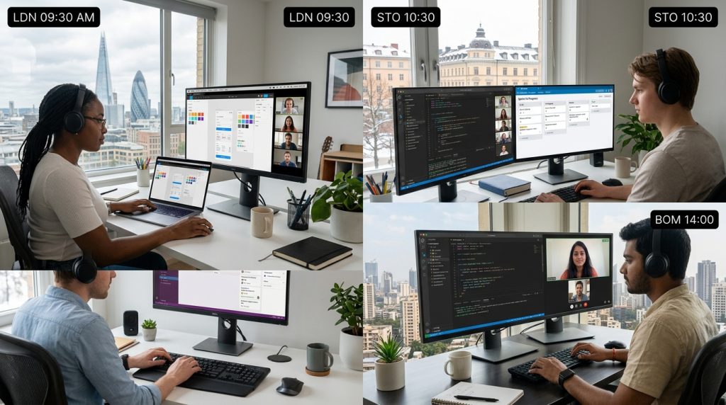 Remote design development workflows that actually scale Managing remote design development workflows can feel overwhelming at first. Teams are spread across time zones, communication can break down, and progress sometimes slows without clear systems. However, with the right structure, remote collaboration can actually outperform traditional setups. Today, many high-performing teams rely on remote design development workflows to deliver faster, iterate better, and stay flexible. The key is not just using tools, but building processes that support clarity and consistency. Once those systems are in place, your team can move with confidence and speed. In this guide, you’ll learn how to design workflows that keep designers and developers aligned, reduce friction, and create a smoother path from idea to launch. Why remote collaboration needs structure When teams work remotely, casual conversations disappear. You can’t rely on quick desk chats or spontaneous feedback. Because of that, remote design development workflows must replace those gaps with intentional systems. First, clarity becomes essential. Every task, file, and decision needs a clear place. Without it, confusion grows quickly. Moreover, asynchronous work means people are not always online at the same time. So, documentation and communication must carry more weight. At the same time, flexibility is a major advantage. Remote teams can work across time zones, which allows progress to continue around the clock. However, this only works when workflows are clearly defined. As a result, the best remote design development workflows balance structure and flexibility. They guide the team without slowing it down. Start with a shared workflow foundation Before choosing tools, define how your team works from start to finish. This step is often skipped, yet it makes the biggest difference. A strong foundation for remote design development workflows includes: A clear design-to-development handoff process Defined roles and responsibilities Standard file organization Consistent naming conventions Agreed timelines and checkpoints For example, designers should know exactly when their work is considered ready for development. Likewise, developers should understand what assets and documentation they need before starting. In addition, aligning expectations early prevents delays later. Teams that invest time in defining their process experience fewer bottlenecks. Align tools with your workflow, not the other way around Many teams make the mistake of letting tools dictate how they work. Instead, your remote design development workflows should guide your tool choices. Design teams often use tools like Figma or Adobe XD. Meanwhile, developers rely on GitHub, GitLab, or similar platforms. Communication tools like Slack or Microsoft Teams bridge the gap. However, the real value comes from how these tools connect. For instance, linking design files directly to development tickets creates a smoother workflow. Likewise, using shared dashboards improves visibility across the team. As a result, integration becomes more important than the number of tools. The goal is to reduce switching between platforms and keep everything connected. Create a clear design-to-development handoff One of the biggest challenges in remote design development workflows is the handoff process. If this step is unclear, misunderstandings can delay projects. To improve this, define what “handoff-ready” means. Designers should provide: Finalized design files Component specifications Spacing and layout details Interaction notes Asset exports At the same time, developers should review designs early. This reduces last-minute surprises. Moreover, regular check-ins between designers and developers keep expectations aligned. Additionally, using shared tools helps. Platforms that allow comments directly on designs make feedback faster and more precise. Use asynchronous communication effectively Remote teams rarely work at the same time. Therefore, asynchronous communication becomes a core part of remote design development workflows. Instead of relying on meetings, focus on clear written updates. For example: Use detailed task descriptions Record short video explanations when needed Document decisions in shared spaces Because of this, team members can stay informed without constant interruptions. Furthermore, it reduces the need for unnecessary meetings. However, not everything should be asynchronous. Complex discussions still benefit from live calls. The key is knowing when to use each method. Keep documentation simple but consistent Documentation often feels like extra work. Yet, in remote design development workflows, it becomes a powerful tool. Clear documentation ensures that: New team members onboard faster Decisions are not lost over time Processes remain consistent That said, simplicity is crucial. Overly detailed documents can become difficult to maintain. Instead, focus on key information that supports daily work. For instance, create lightweight guides for common tasks. Keep them updated and easy to access. As a result, your team spends less time searching for answers. Build feedback loops into your process Feedback is essential for improving both design and development. However, remote setups can slow it down if not managed well. Strong remote design development workflows include built-in feedback loops. These should happen at multiple stages: Early concept reviews Mid-design checkpoints Pre-development validation Post-launch evaluation Because feedback happens regularly, issues are caught early. This reduces costly revisions later. Moreover, it keeps the team aligned throughout the project. Encourage clear and constructive feedback. Specific comments are more helpful than vague suggestions. Maintain visibility across the team Visibility is often lost in remote environments. Without it, teams can feel disconnected from the overall progress. To solve this, remote design development workflows should include shared tracking systems. These can be simple dashboards or project boards. For example, using a Kanban board helps everyone see what is in progress, completed, or blocked. Additionally, regular updates keep everyone informed. Transparency builds trust. When team members understand the bigger picture, they can make better decisions. Manage time zones with intention Working across time zones can be both a challenge and an advantage. With the right approach, remote design development workflows can benefit from continuous progress. First, identify overlap hours. These are the times when most team members are available. Use them for meetings and real-time discussions. Then, structure tasks so work can continue asynchronously. For instance, designers can finish tasks that developers pick up later. However, avoid expecting instant responses. Respecting time differences helps prevent burnout and keeps morale high. Standardize design systems and components Consistency is critical in remote teams. Without it, designs can become fragmented and harder to develop. A shared design system solves this problem. It ensures that everyone uses the same components, styles, and guidelines. As a result, remote design development workflows become more efficient. Developers spend less time interpreting designs, and designers work faster using reusable elements. Moreover, maintaining a design system improves scalability. As your team grows, consistency remains intact. Reduce unnecessary meetings Meetings can quickly become a burden in remote environments. While some are necessary, too many can slow progress. Effective remote design development workflows prioritize meaningful communication. Before scheduling a meeting, ask if the information can be shared asynchronously. When meetings are needed, keep them focused. Set clear agendas and respect time limits. This ensures that discussions stay productive. Additionally, recording meetings can help those who cannot attend. It also creates a reference for future use. Encourage ownership and accountability Remote work requires a higher level of accountability. Without direct supervision, team members must take ownership of their tasks. Clear responsibilities support this. Each person should know what they are responsible for and when it is due. In remote design development workflows, accountability improves performance. Team members feel more confident and engaged when expectations are clear. At the same time, trust is essential. Micromanagement can reduce motivation. Instead, focus on outcomes rather than constant check-ins. Continuously improve your workflow No workflow is perfect from the start. The best remote design development workflows evolve over time. Regularly review your process. Ask questions like: What caused delays? Where did communication break down? Which tools slowed us down? Based on these insights, make small improvements. Over time, these changes create a more efficient system. Additionally, involve your team in this process. Their feedback can highlight issues you might miss. Conclusion Managing remote design development workflows does not have to be complicated. In fact, with the right systems, remote teams can work more efficiently than ever before. By focusing on clarity, communication, and consistency, you create a foundation that supports both designers and developers. Moreover, aligning tools with your process ensures that your workflow remains smooth and scalable. As your team grows, these systems will become even more valuable. Strong remote design development workflows reduce friction, improve collaboration, and help you deliver better results. Ultimately, success comes from continuous improvement. Keep refining your approach, and your remote team will thrive. FAQ How do you improve collaboration between designers and developers remotely? Clear communication, shared tools, and structured handoff processes improve collaboration. Regular feedback also helps maintain alignment. What tools are best for distributed product teams? Popular tools include Figma, GitHub, Slack, and project management platforms. However, integration matters more than the tools themselves. How can teams avoid delays in remote projects? Defining clear processes, setting expectations early, and maintaining visibility across tasks help prevent delays. Why is documentation important in remote work setups? Documentation ensures consistency, supports onboarding, and keeps decisions accessible for the entire team. How often should workflows be updated? Workflows should be reviewed regularly. Small improvements over time lead to better efficiency and stronger team performance.