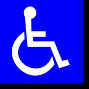 The international access symbol, for an article about accessible UI UX design.